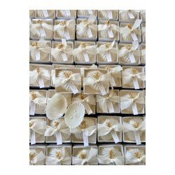 20 Adet Süslemeli İstridye Mum