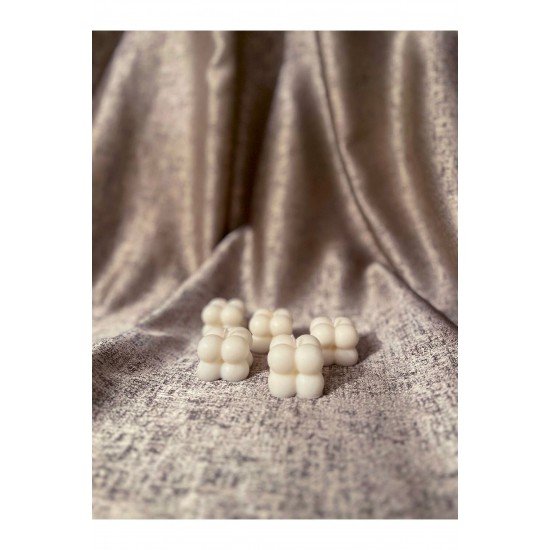 5'li Dekor Soya Wax Mini Bubble Mum Set