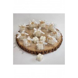 Nişan, Kına, Nikah, Doğum günü Süslü Kutulu Bubble Mum