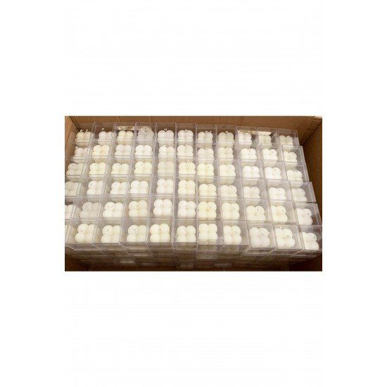 25 Adet Mika Kutulu Mini Bubble Mum