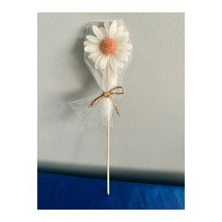 Papatya Mum Kokulu Mum Düğün Nişan Hediyelik Konsept Mum