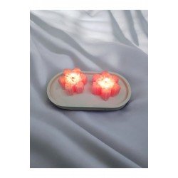 2li Pembe Kar Tanesi Kokulu Mum,düğün,nişan,söz,kına,bebek Mevlüdü Için Hediyelik