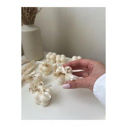 Offcial 25 Adet Mini Kurdeleli Tüllü Mum Düğün Nişan Söz Hediyeliği