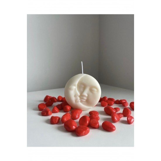 %100 El Yapımı Soya Wax Ay Güneş Mum