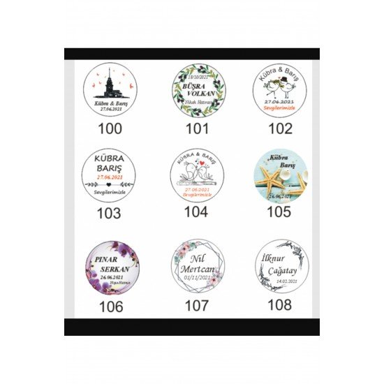 Bernami Doğal Çiçekli Bubble Mum Düğün, Nişan, Nikah Şekeri Hediyeliği (20 ADET)