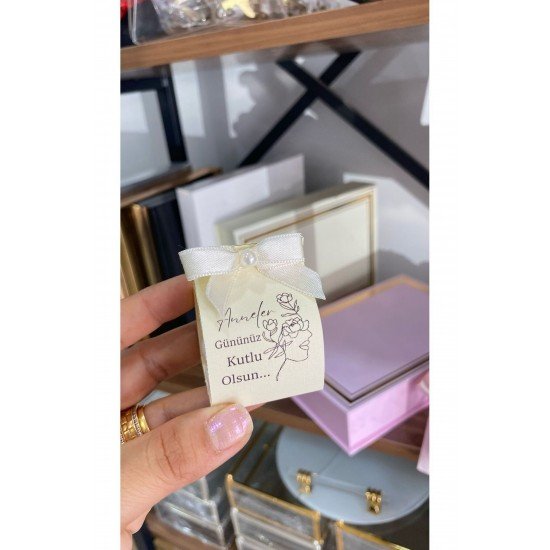 Anneler Günü Bubble Mum Süslenmiş Set 25 Adet - Butiksosyetik