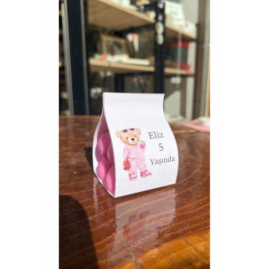 Doğum Günü Bubble Mum Süslenmiş Set 25 Adet - Butiksosyetik