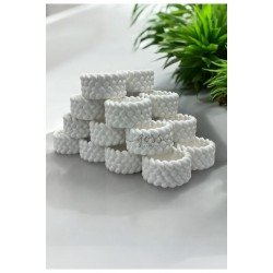 El Yapımı Örgü Model Beton Mumluk – 20 Adet Mini Kase Hediyelik (NİŞAN, KINA, DÜĞÜN)