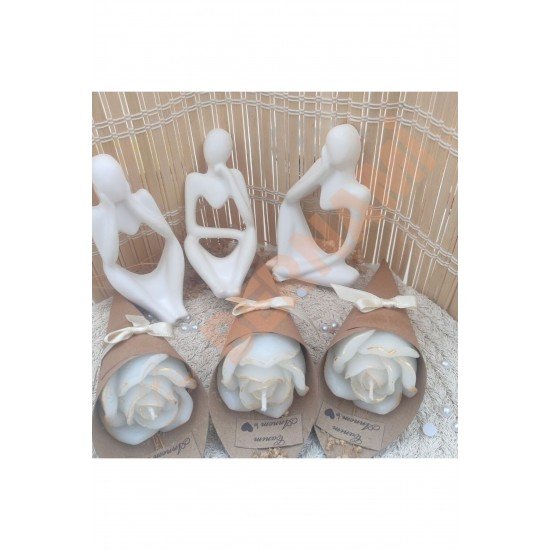 Kişiye Özel Düğün|Nişan|Söz Hediyelik Gül Buket - 15 Adet