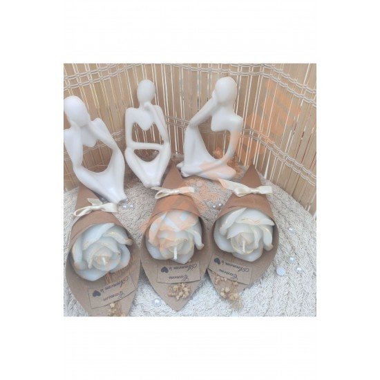 Kişiye Özel Düğün|Nişan|Söz Hediyelik Gül Buket - 15 Adet