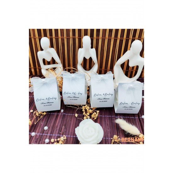 Özel Anlar Gül Mum Kağıt | Düğün, Nişan, Söz, Kına, Sünnet, Doğum Günü ve Özel Günler – 10 Adet