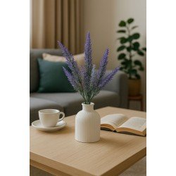 Havalı Tasarım Beyaz Özel Tasarım Pinterest Vazo Aksesuar Dekoratif Ürün(ÇİÇEK DAHİL DEĞİLDİR)