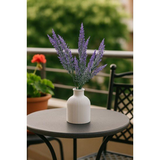 Havalı Tasarım Beyaz Özel Tasarım Pinterest Vazo Aksesuar Dekoratif Ürün(ÇİÇEK DAHİL DEĞİLDİR)