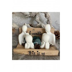 Dekoratif 4'lü aile