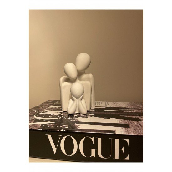 Pinterest Dekoratif Aile Obje Kadın Erkek Çocuk Biblo Taş Heykel