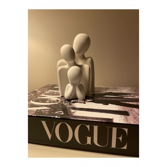 Pinterest Dekoratif Aile Obje Kadın Erkek Çocuk Biblo Taş Heykel