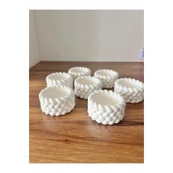 Taş Tozu Mumluklar (7 Adet)