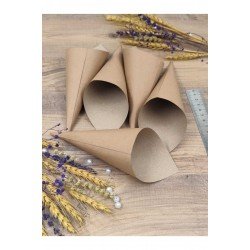 Kraft Kağıt Hazır Buket Özel Günler İçin Düğün|nişan|söz|Doğum Günü|Kına|Sünnet| Hediyelik - 10 Adet