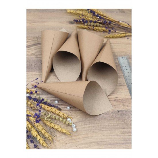 Kraft Kağıt Hazır Buket Özel Günler İçin Düğün|nişan|söz|Doğum Günü|Kına|Sünnet| Hediyelik - 10 Adet