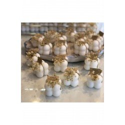 PERFECT HOBBY(100 ADET) Düğün Nikah Nişan Kına Hediyelik Bubble Mum