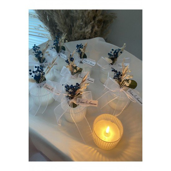 Hediyelik Mum Set Nişan / Nikah /kına /düğün