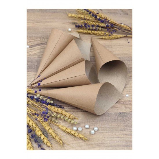 Kraft Kağıt Hazır Buket Özel Günler İçin Düğün|nişan|söz|Doğum Günü|Kına|Sünnet| Hediyelik - 10 Adet