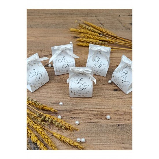 Süslemeli Kart Bubble Mum, Nikah Şekeri, Doğum, Sünnet, Düğün Nişan Söz, Kına, Doğum Günü - 5 Adet