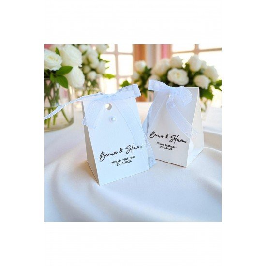 4 Adet Kağıt Detaylı Bubble Mum, Kişiye Özel Hediyelik, Düğün, Nişan, Söz, Kına, Sünnet,