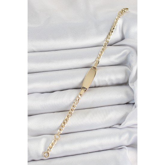 Özel Pirinç Oval Model Gold Renk Xuping Bebek Künyesi Fırsat!!!