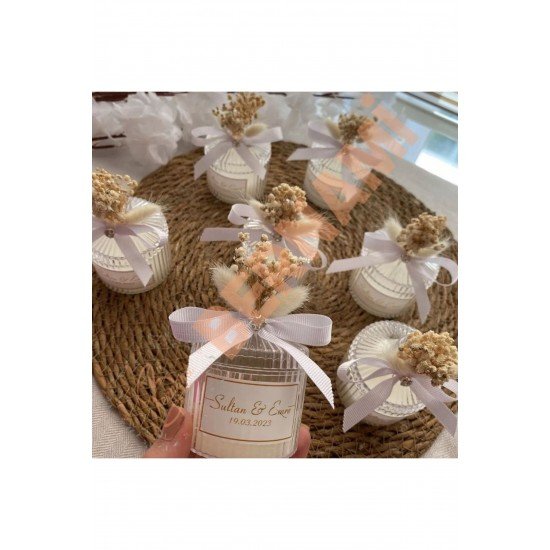 Pinterest Mika Şekerlik Mum Söz, Nişan, Nikah, Kına, Baby Shower, Doğum Günü Hediyesi - 10 Adet.