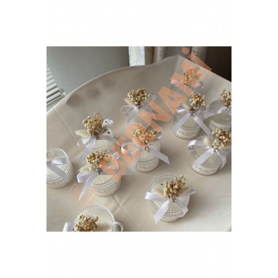 Pinterest Mika Şekerlik Mum Söz, Nişan, Nikah, Kına, Baby Shower, Doğum Günü Hediyesi - 10 Adet.