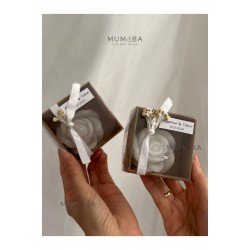 15 Adet Süslemeli Kutu Gül Mum, Doğum, Sünnet, Düğün Nişan Söz, Kına, Doğum Günü.