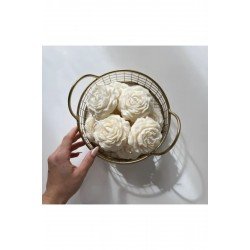 Bernami Amber Kokulu Şakayık Mum - 2 Adet