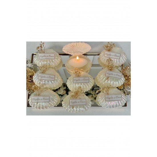 Özel tasarım 20 Adet Süslemeli İstiridye