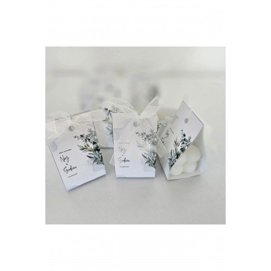 Bernami Söz, Kına , Doğum, Doğum Günü, Kutu Süslemeli Bubble Mum - 15 Adet