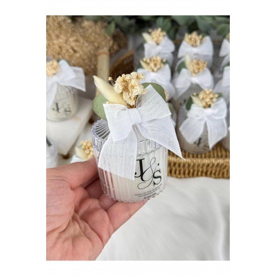 Kişiselleştirilmiş Okaliptüs Mum – 20 Adet