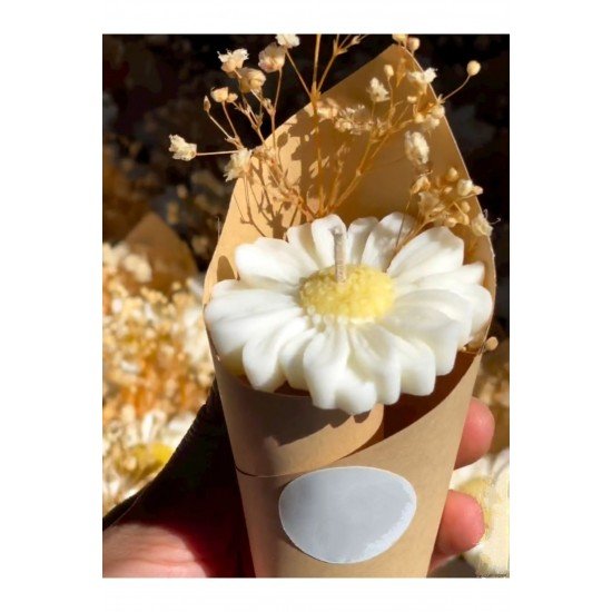 Bernami 25 Adet Papatya Buketi Mum