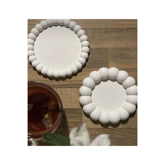 Dekoratif 2’li Bubble Tabak Set,takı tabağı, organizer