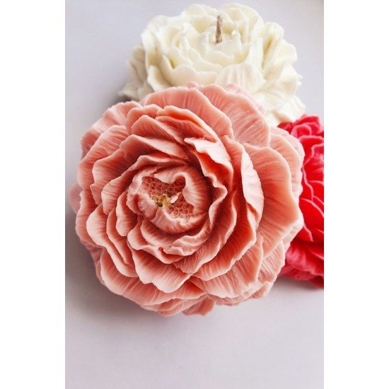 Şakayık Mum Dekoratif Mum Hediyelik Mum ,organizasyon, Söz, Nişan Mum 1 Adet