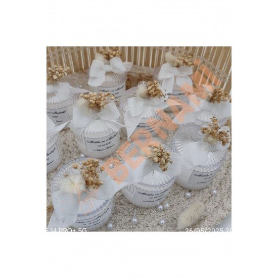 Pinterest Kokulu Mum Seti ~ Söz ~ Nişan ~ Düğün ~ Hatıra ~ Dekor - 10 Adet