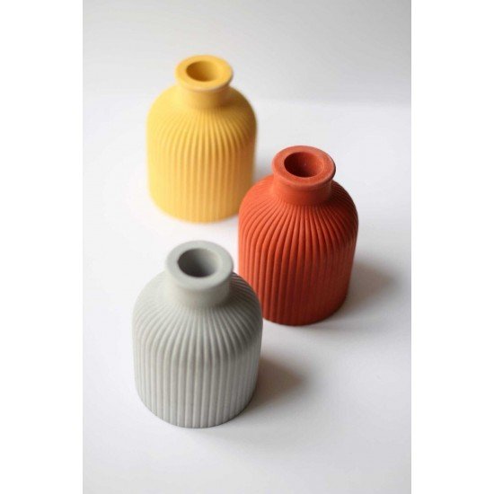 Sarı Renk Iskandinav Dekoratif Beton Biblo 10 Cm