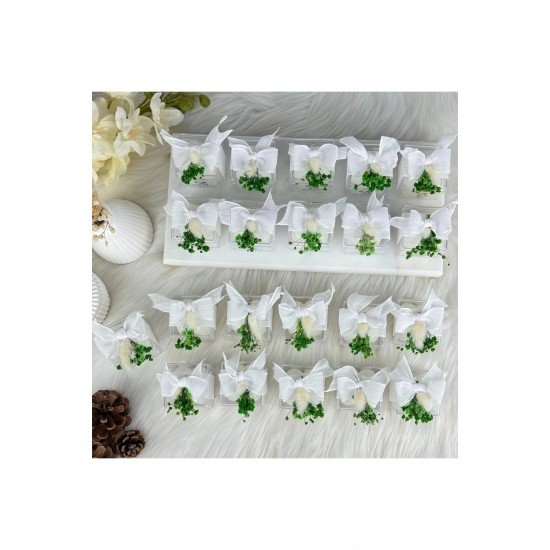 Kişiye Özel Bubble Mum – Mika Kutulu 20’li El Yapımı Baloncuk Mum Hediyelik