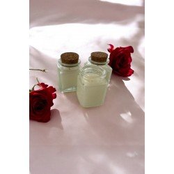 3 lü Kokulu Dekoratif Mantar Tıpalı Cam Şişe Mum