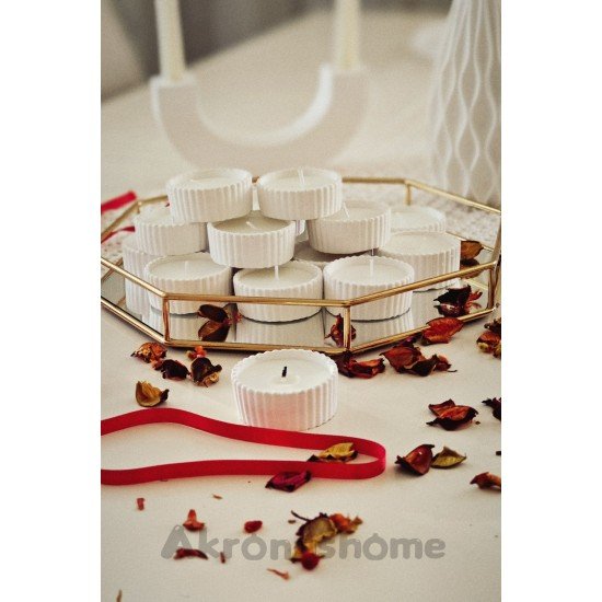 Kase Içinde Vanilya Kokulu Dekoratif Mum Söz, Nişan, Nikah, Mevlid Hediyelik Mum (ADET FİYATIDIR)