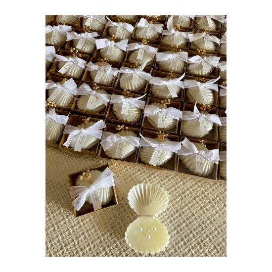 25 Adet Süslemeli Kutulu Mum Hediyeliği