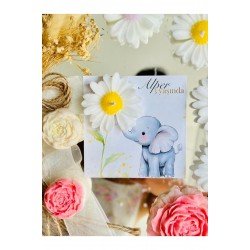 25 Adet Özel Tasarlanmış Kart Ve Papatya Mum. Bebek Doğum, Babyshower, Doğum Günü, Hediyelik