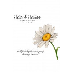 25 Adet Özel Tasarlanmış Kart Ve Mum. Düğün, Nişan, Nikah, Söz, Doğum Günü, Nikah Şekeri Hediyelik