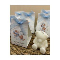 Bernami Söz, Kına , Doğum, Doğum Günü, Ayıcık Kutu Süslemeli Mum - 15 Adet