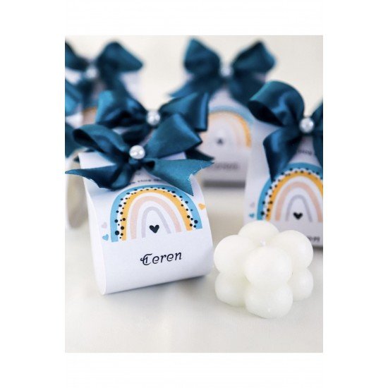 Söz, Kına , Doğum, Doğum Günü, Kutu Süslemeli Mum - 15 Adet