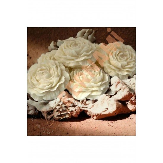 Bernami 50 Adet Şakayık Mum Söz Nişan Düğün Nikahhediyelik